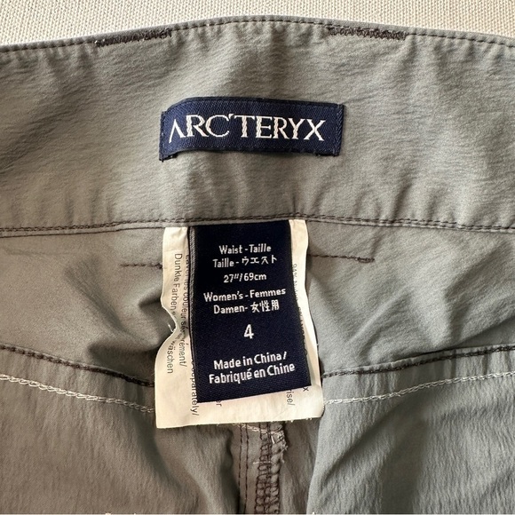 Arc'teryx Womens Rampart Long Cargo Shorts Grey Size 4 Hiking Camping Outdoors - Picture 6 of 10
